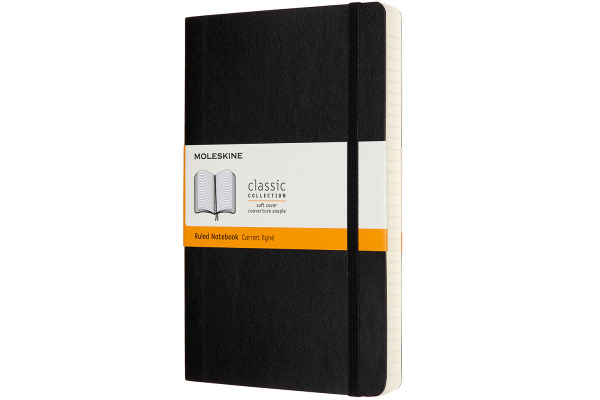 MOLESKINE Notizbuch Classic SC Large 647628042 schwarz, liniert 200 Blatt