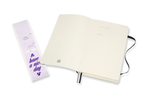 MOLESKINE Notizbuch Classic SC Large 647628059 schwarz, kariert 5mm 200 Blatt – Bild 3
