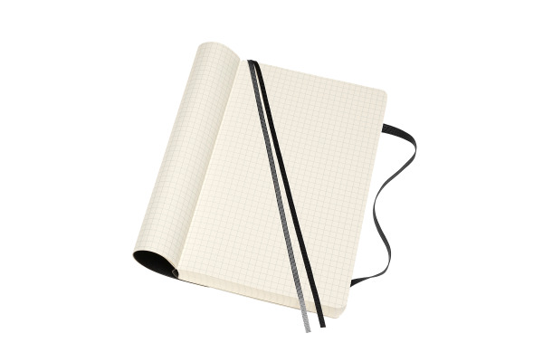 MOLESKINE Notizbuch Classic SC Large 647628059 schwarz, kariert 5mm 200 Blatt – Bild 4