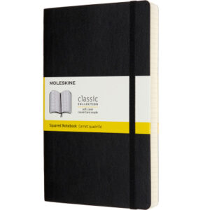 MOLESKINE Notizbuch Classic SC Large 647628059 schwarz, kariert 5mm 200 Blatt