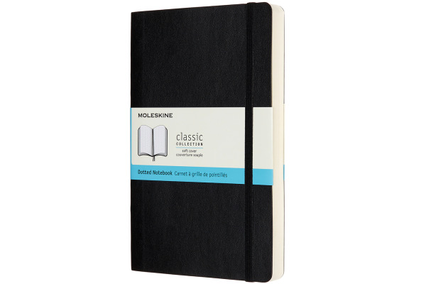 MOLESKINE Notizbuch Classic SC Large 647628073 schwarz, dots 200 Blatt