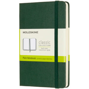 MOLESKINE Notizbuch Classic HC Pocket 647629032 blanko, myrtengrün, 96 Blatt