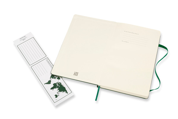 MOLESKINE Notizbuch Classic HC Large 647629070 myrtengrün, blanco 120 Blatt – Bild 3