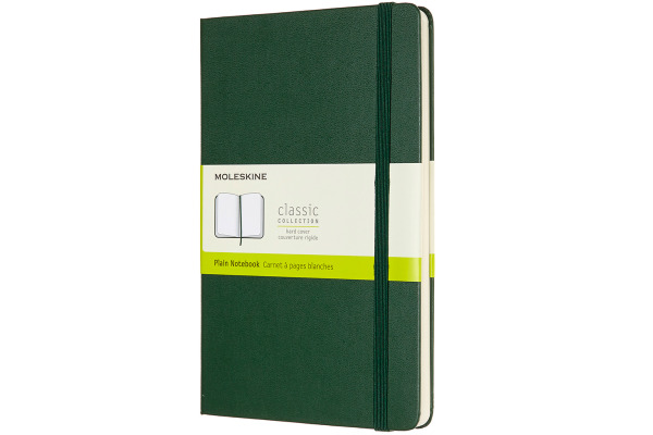 MOLESKINE Notizbuch Classic HC Large 647629070 myrtengrün, blanco 120 Blatt