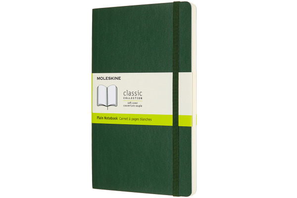 MOLESKINE Notizbuch Classic SC Large 853600028 myrtengrün, blanco 120 Blatt