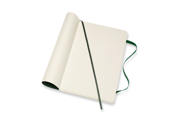 MOLESKINE Notizbuch Classic SC Pocket 853600035 grün, kariert 5mm 120 Blatt – Bild 3