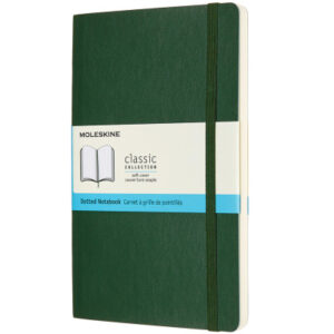 MOLESKINE Notizbuch Classic SC Large 853600042 myrtengrün, dots 120 Blatt