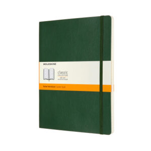 MOLESKINE Notizbuch Classic SC XL 853600059 myrtengrün, liniert 96 Blatt