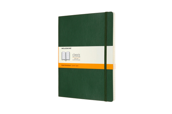 MOLESKINE Notizbuch Classic SC XL 853600059 myrtengrün, liniert 96 Blatt