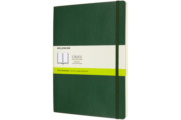 MOLESKINE Notizbuch Classic SC XL 853600066 myrtengrün, blanco 96 Blatt