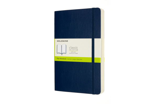 MOLESKINE Notizbuch Classic SC XL 853606266 saphir, blanco 96 Blatt