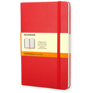 MOLESKINE Notizbuch Classic HC Pocket 862930000 rot, liniert 96 Blatt