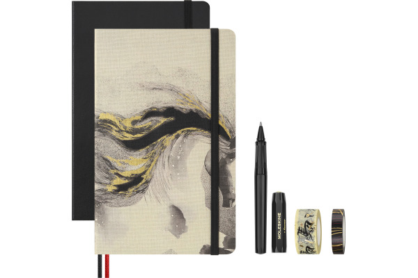 MOLESKINE Notizbuch Pferd KreativSet A5 999278540 farbig, liniert 200 Blatt – Bild 3