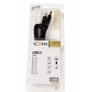 NEUTRAL   USB-/IEEE 1394-Kabel      1.8m USB-AMBM- schwarz