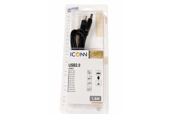 NEUTRAL USB-/IEEE 1394-Kabel 1.8m USB-AMBM- schwarz