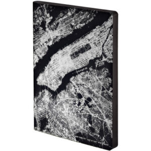 NUUNA Notizbuch GRAPHIC L A5 350053634 FLIGHT NYC ,dots 176 Blatt