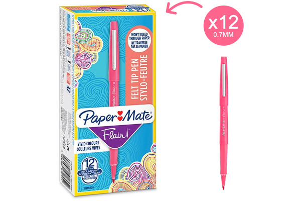 PAPERMATE Nylon Flair 1mm 2045255 rosa
