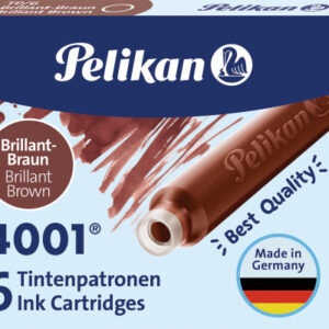 PELIKAN Tinte 4001 TP/6 311928 brillant braun 6 Stück