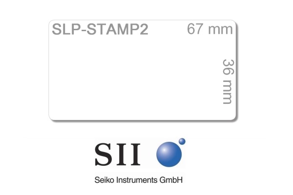 SEIKO Etiketten Briefmarken 36x67mm SLPSTAMP2 weiss 2x310 Stk.