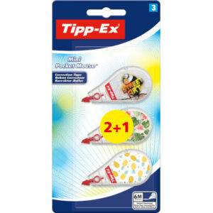 TIPP-EX Mini Pocket Mouse 8516810 Decors, ass. 3 Stk.