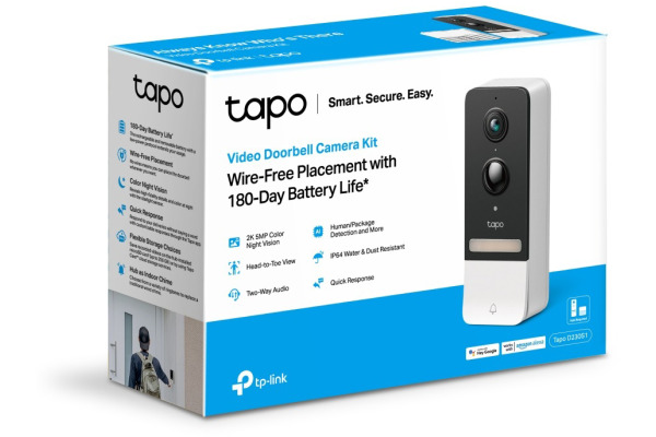 TP-LINK Smart Video Doorbell Cam Kit TAPO D230 – Bild 4