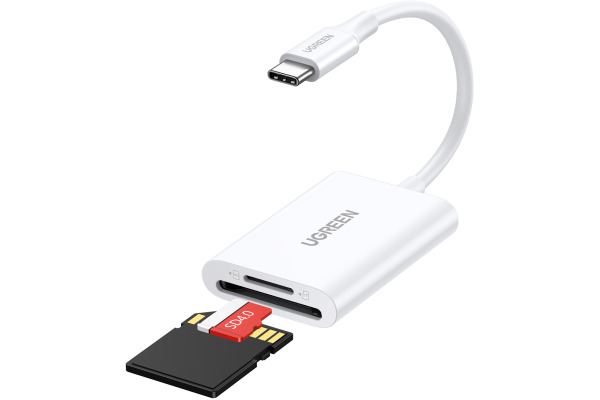 UGREEN Card Reader USB-C 3.0 35506 SD,TF, White
