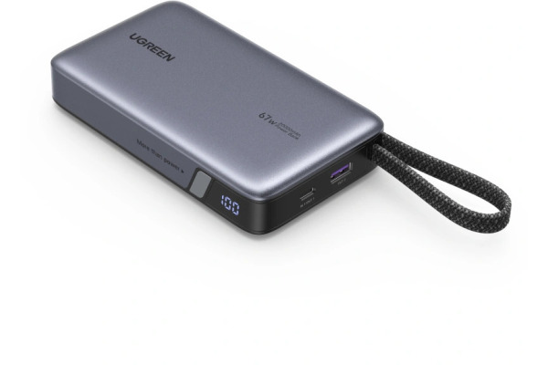 UGREEN Powerbank 20000mAh 67W 55996B Built-in Cable