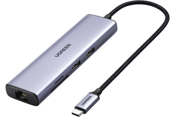 UGREEN 7-in-1 USB-C-Hub 60515 Ethernet Interface – Bild 3