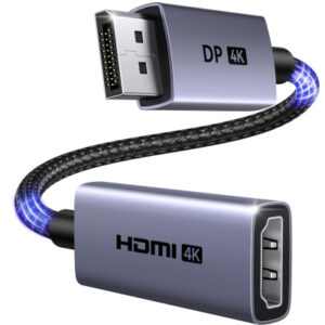 UGREEN Cable DisplayPort to HDMI 95418 4K Cable 0.2m