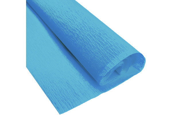 URSUS Bastelkrepp 50cmx2,5m 4120333 32g, mittelblau – Bild 2