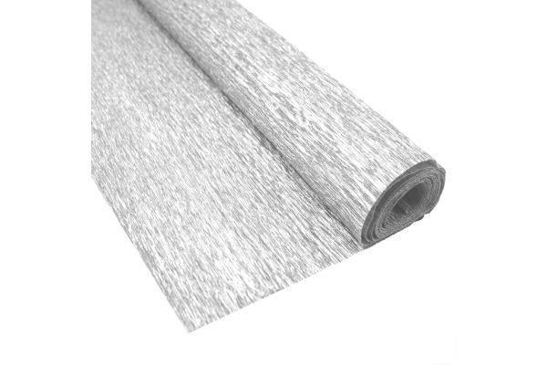 URSUS Bastelkrepp 50cmx2,5m 4120389 60g, silber – Bild 2