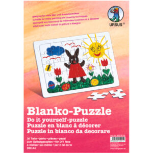 URSUS Blanko-Puzzle 21x29,7cm 8250000 weiss 30 Teile