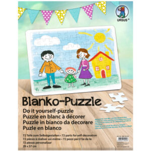 URSUS Blanko-Puzzle 29x37cm 8260000 weiss 72 Teile