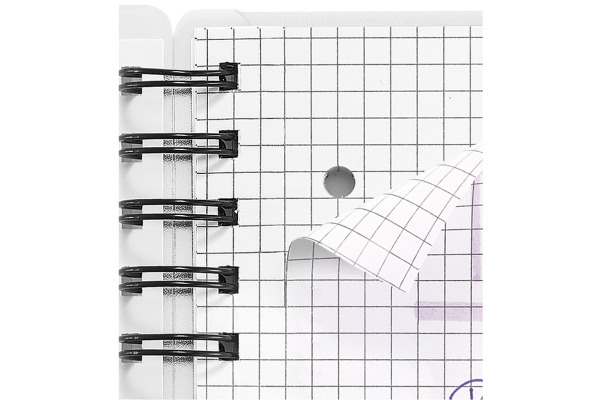 KOLMA Spiralbuch EASY KolmaFlex A4 06.550.21 olivgrün,kariert 5mm 100 Blatt – Bild 2