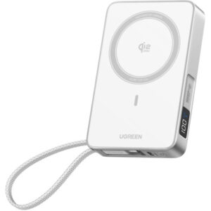 UGREEN Magnetic PB 10000mAh 95027B Wireless, Qi2.2 25W, White