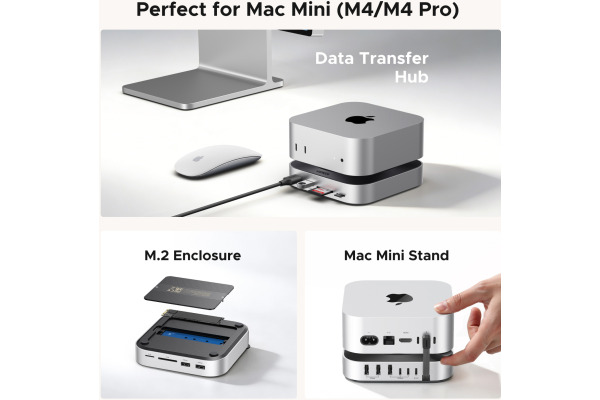 UGREEN 11-in-1 USB-C Dockingstation 95094 Mac,mini, M4 or M4 Pro – Bild 3